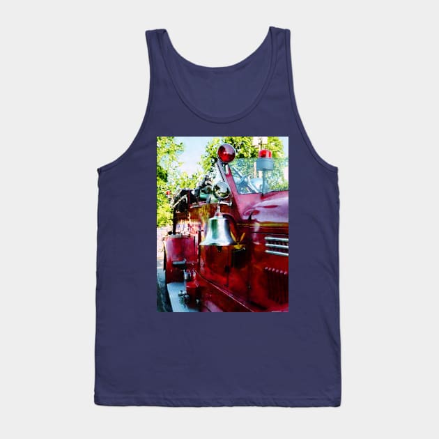 Fire Truck- Bell on Fire Engine Tank Top by SusanSavad